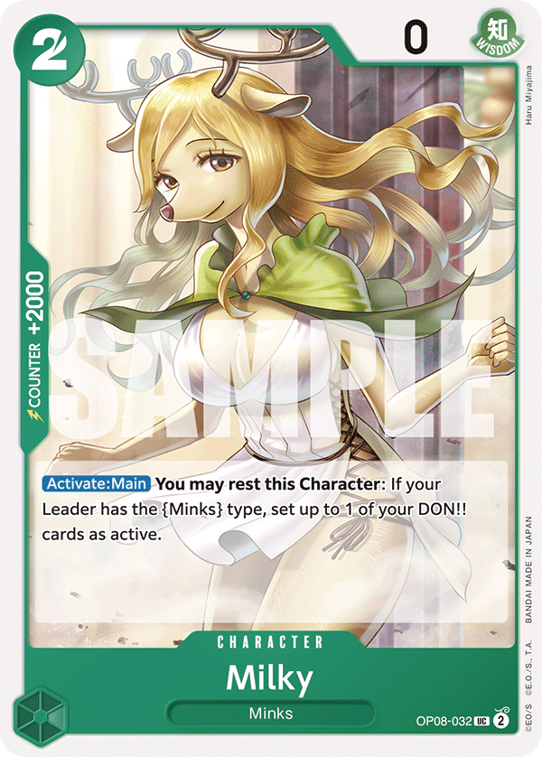 Milky OP08-032 One Piece Card Game