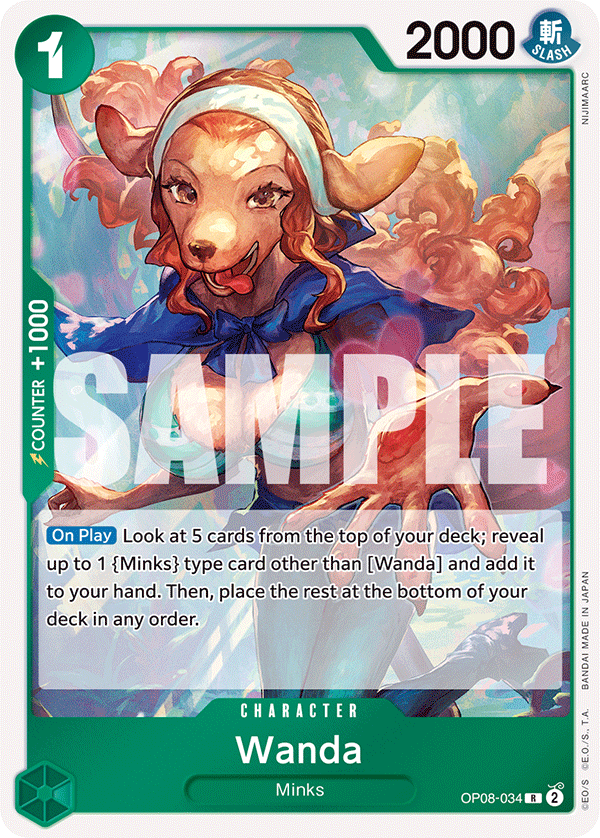 Wanda OP08-034 One Piece Card Game