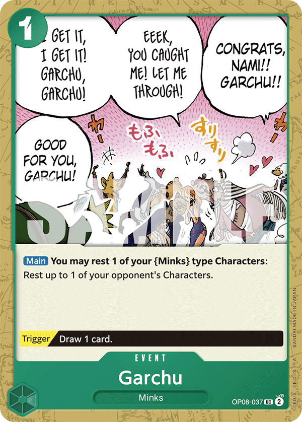 Garchu OP08-037 One Piece Card Game