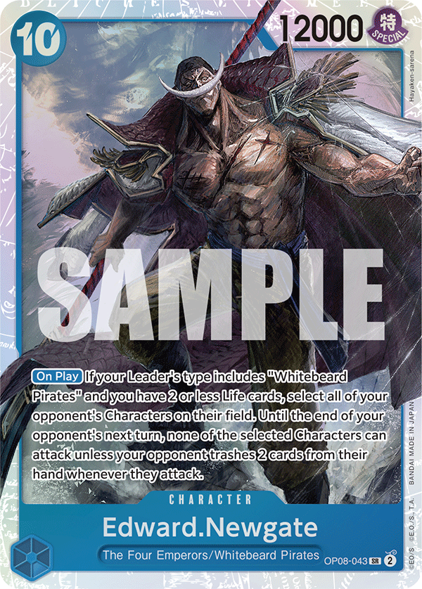 Edward.Newgate OP08-043 One Piece Card Game
