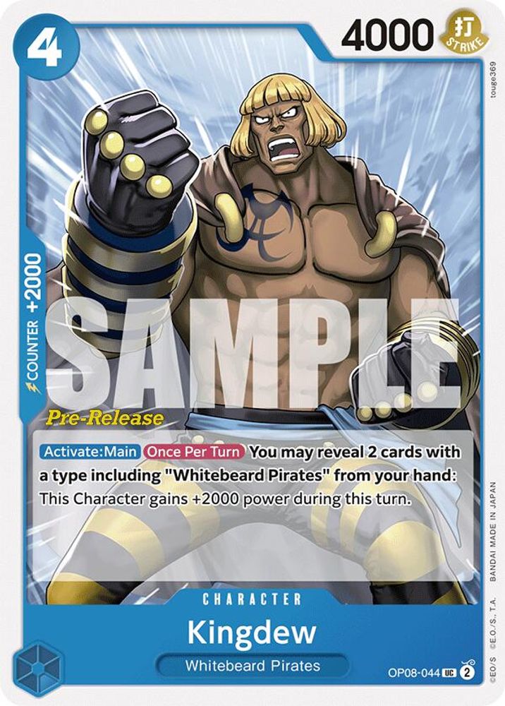 Kingdew [Pre-Release] OP08-044 One Piece Card Game