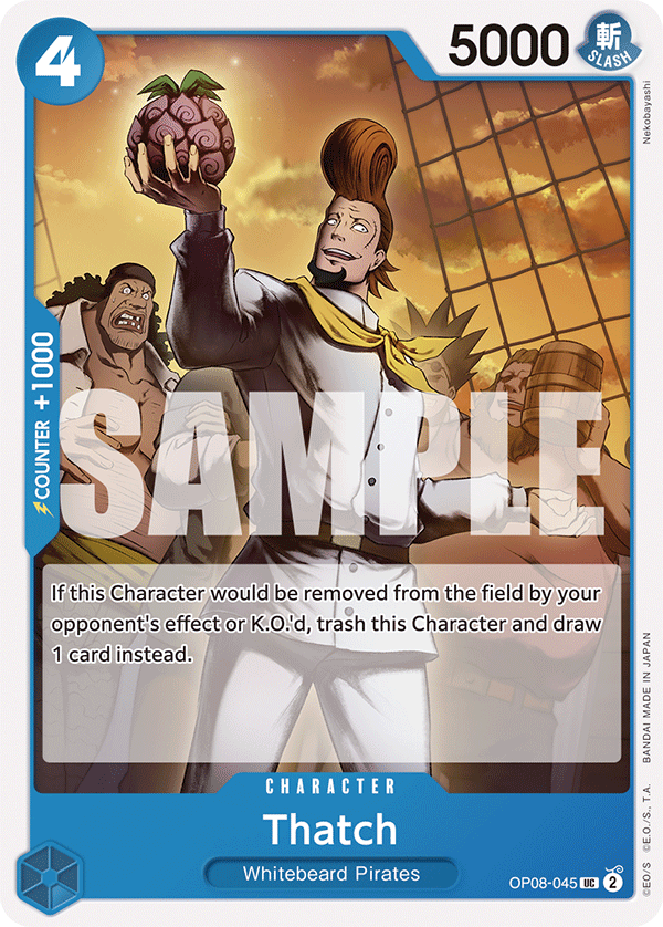Thatch OP08-045 One Piece Card Game