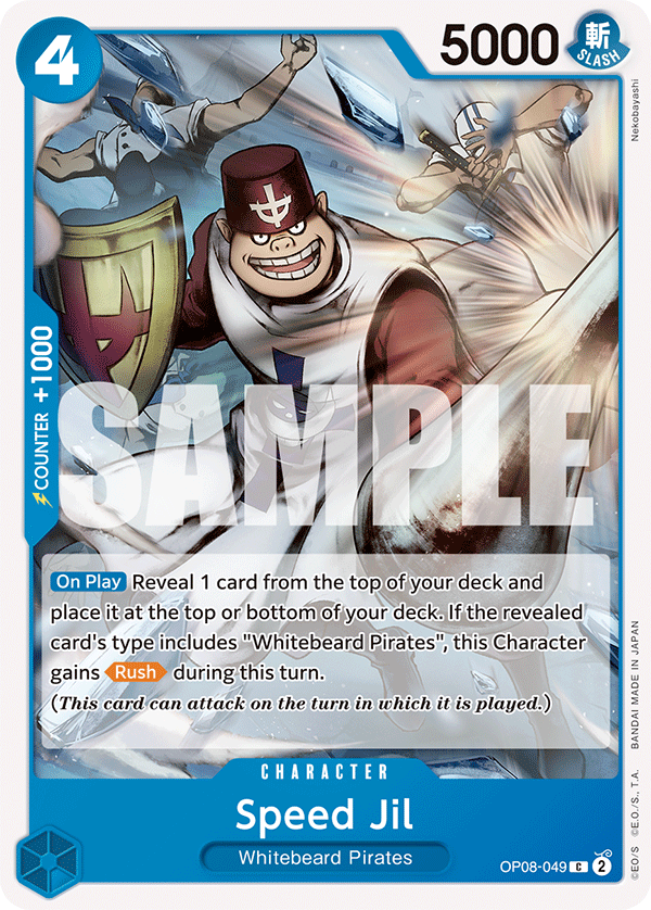 Speed Jil OP08-049 One Piece Card Game