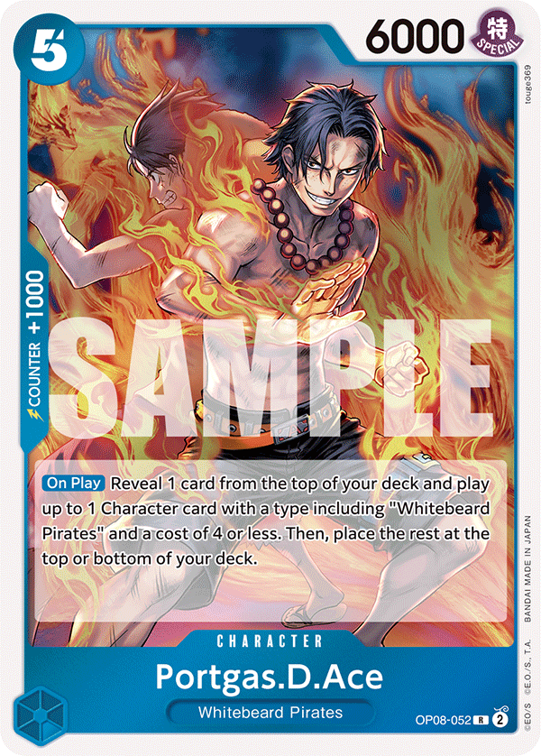 Portgas.D.Ace OP08-052 One Piece Card Game