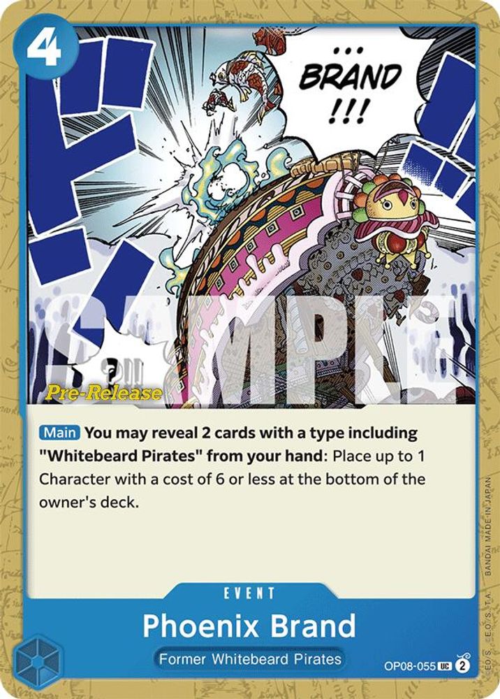 Phoenix Brand [Pre-Release] OP08-055 One Piece Card Game