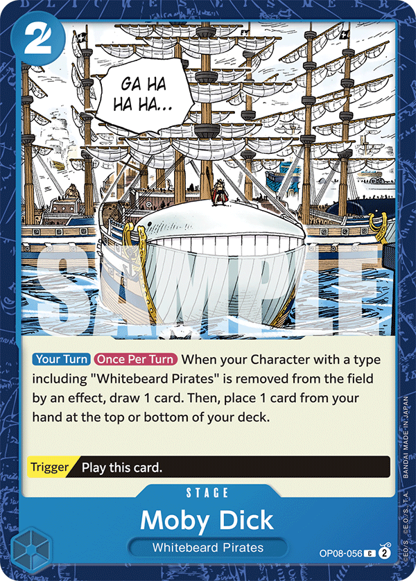 Moby Dick OP08-056 One Piece Card Game