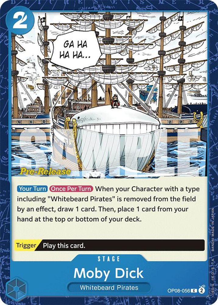 Moby Dick [Pre-Release] OP08-056 One Piece Card Game