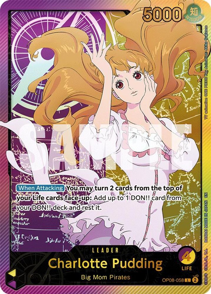 Charlotte Pudding [SP] OP08-058 One Piece Card Game