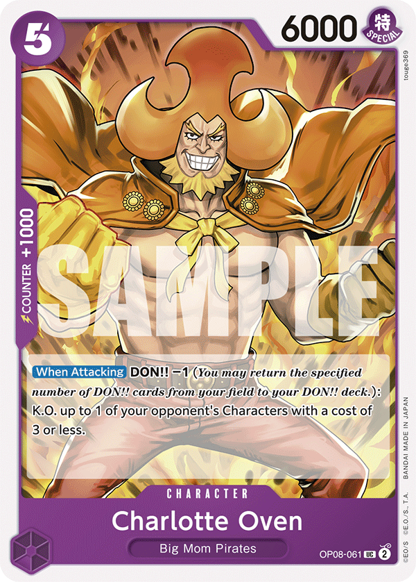 Charlotte Oven OP08-061 One Piece Card Game