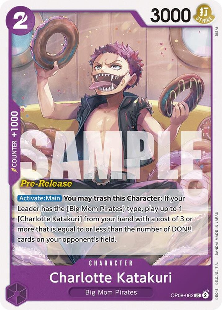 Charlotte Katakuri [Pre-Release] OP08-062 One Piece Card Game