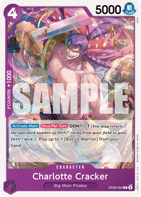 Charlotte Cracker OP08-064 One Piece Card Game