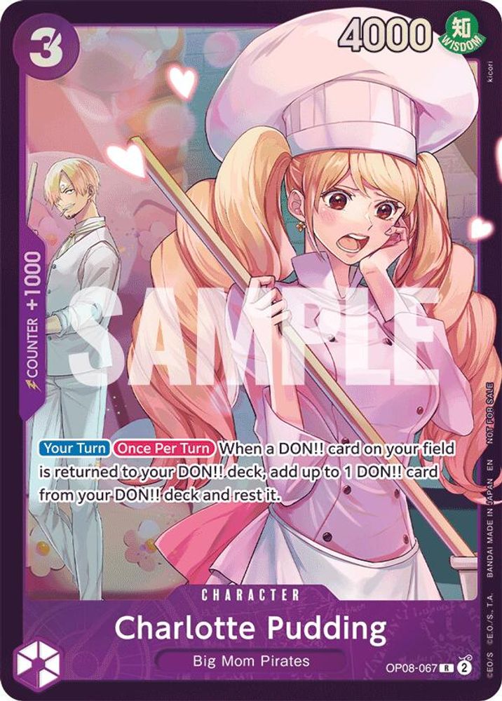 Charlotte Pudding [Store Treasure Cup] OP08-067 One Piece Card Game