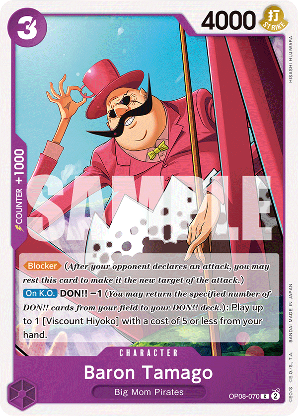 Baron Tamago OP08-070 One Piece Card Game