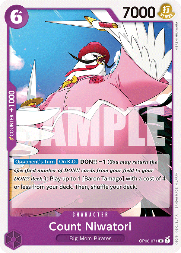 Count Niwatori OP08-071 One Piece Card Game