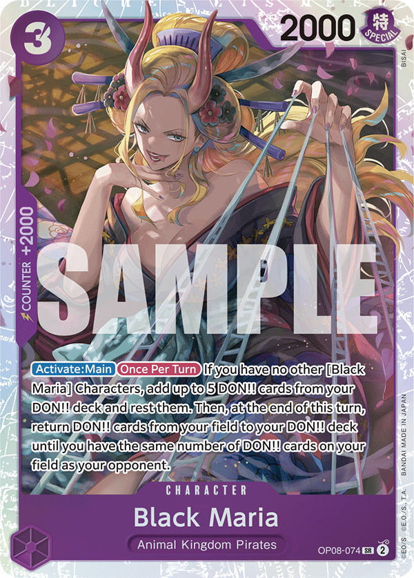 Black Maria [Promo] OP08-074 One Piece Card Game
