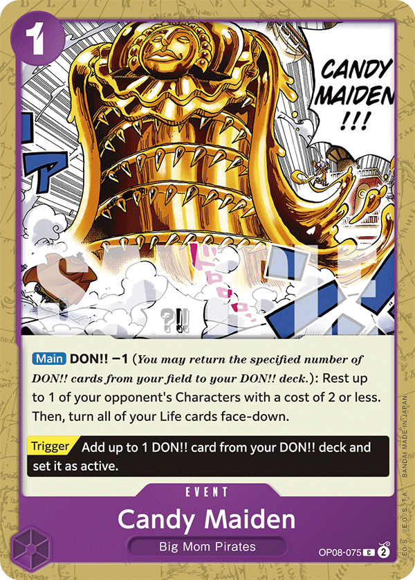 Candy Maiden OP08-075 One Piece Card Game