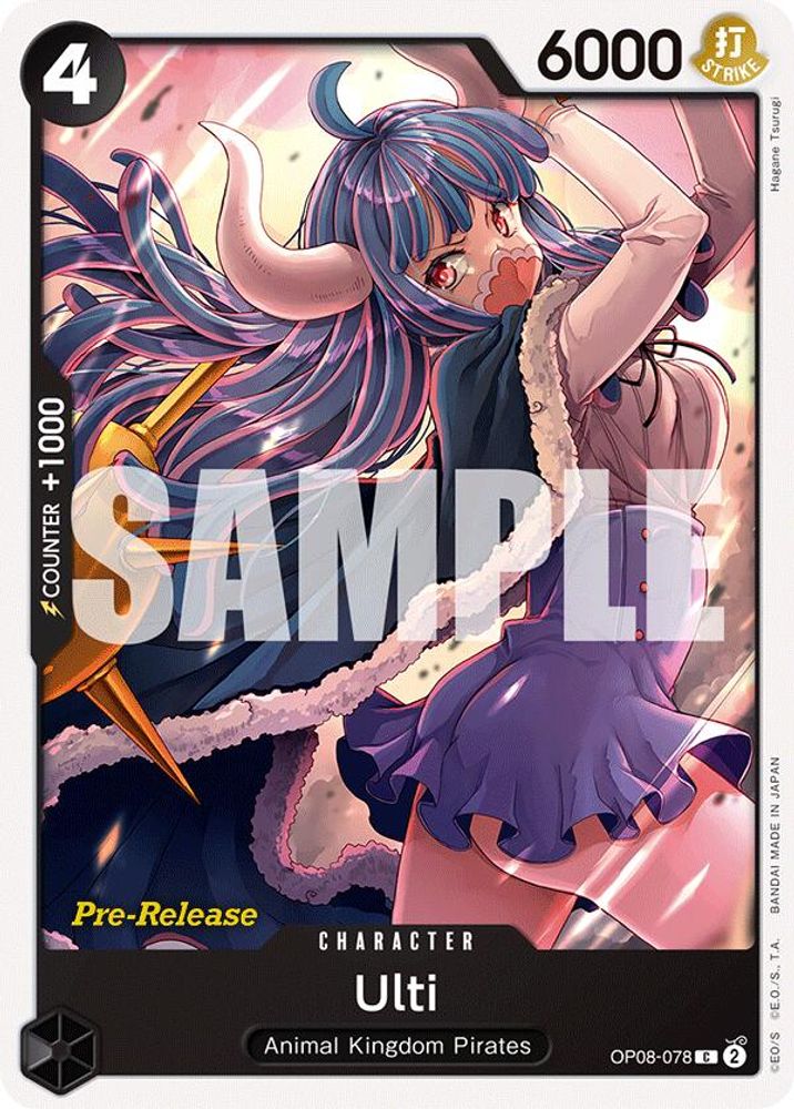 Ulti [Pre-Release] OP08-078 One Piece Card Game