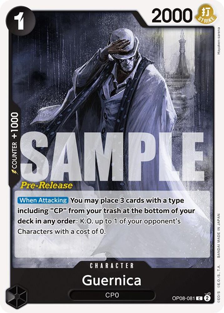 Guernica [Pre-Release] OP08-081 One Piece Card Game