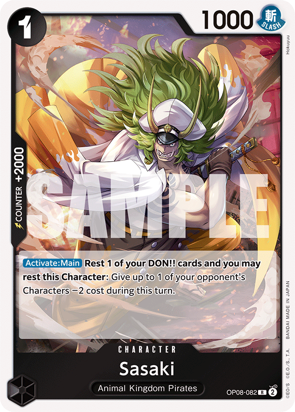 Sasaki OP08-082 One Piece Card Game
