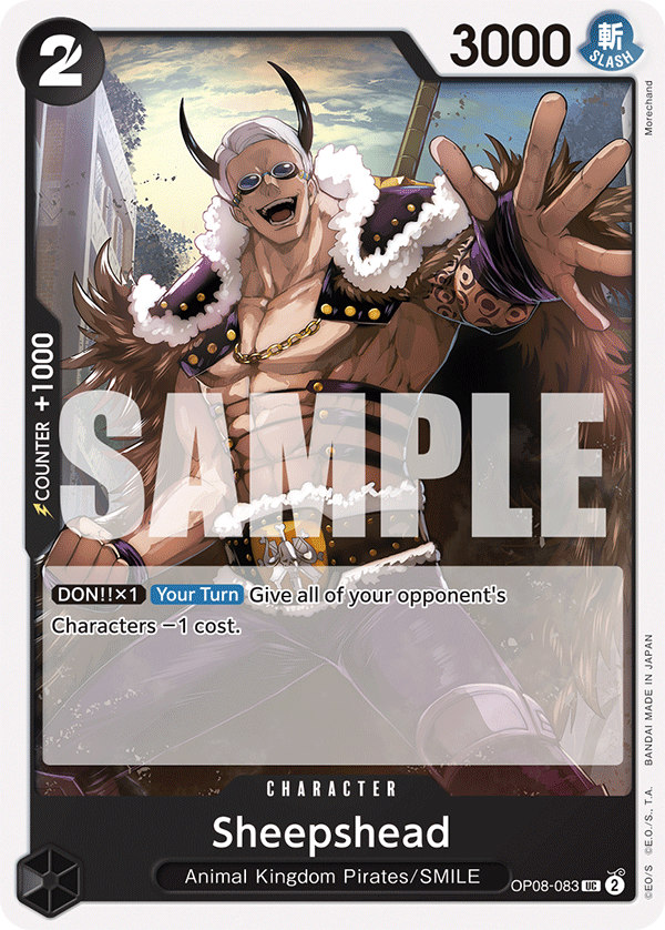 Sheepshead OP08-083 One Piece Card Game