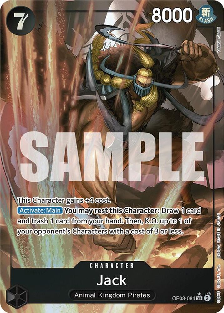 Jack [Alternate Art] OP08-084 One Piece Card Game