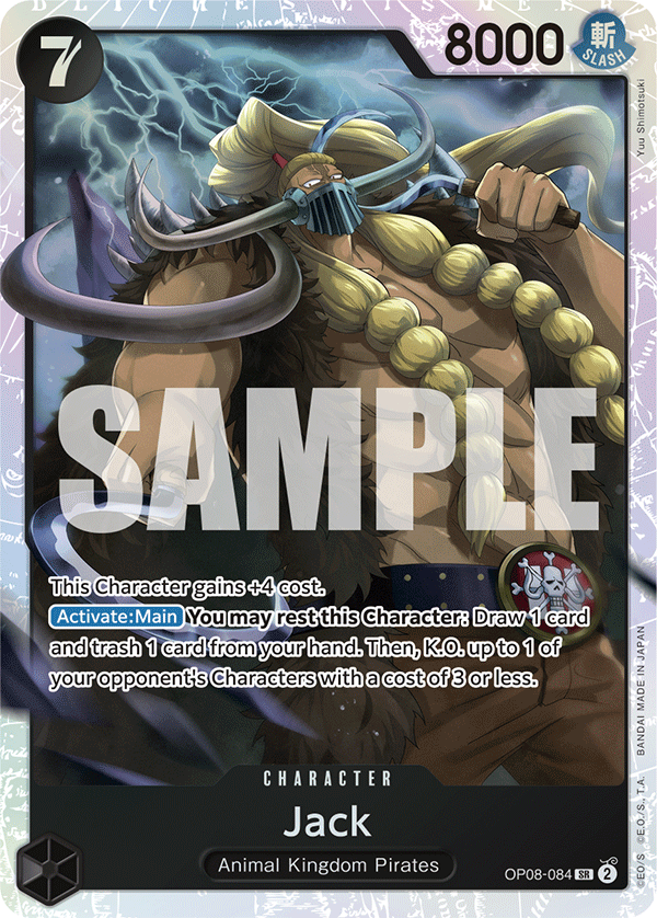 Jack [Flagship Battle Top 8] JP OP08-084 One Piece Card Game
