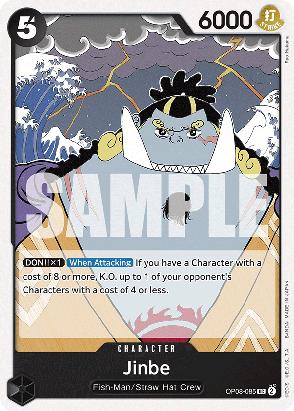 Jinbe OP08-085 One Piece Card Game