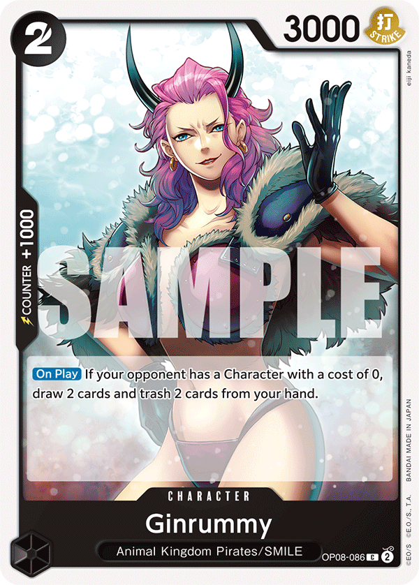 Ginrummy OP08-086 One Piece Card Game
