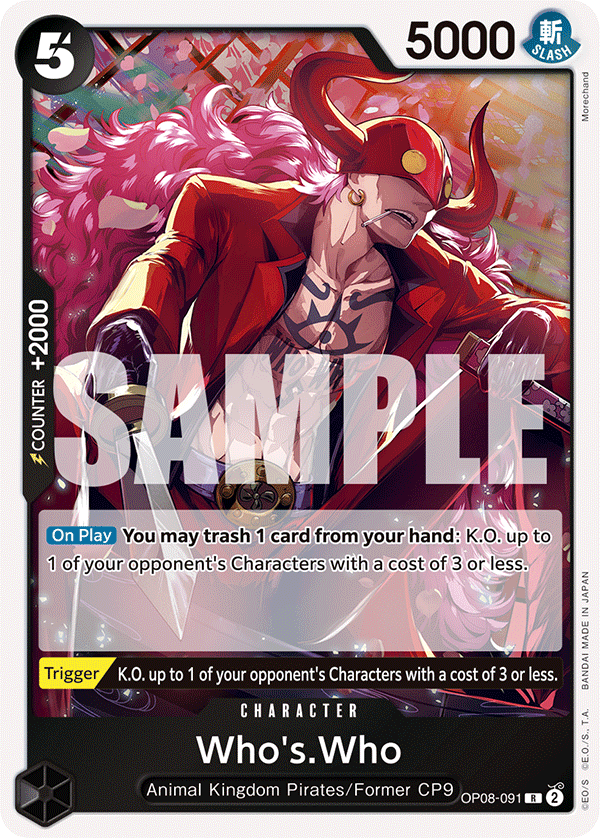 Who's.Who OP08-091 One Piece Card Game
