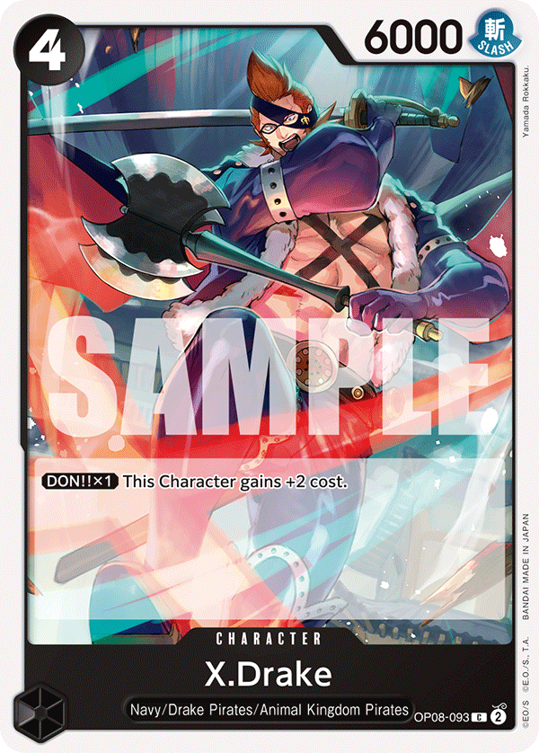 X.Drake OP08-093 One Piece Card Game