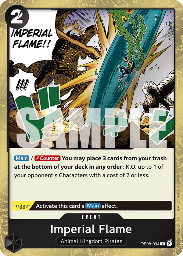 Imperial Flame OP08-094 One Piece Card Game