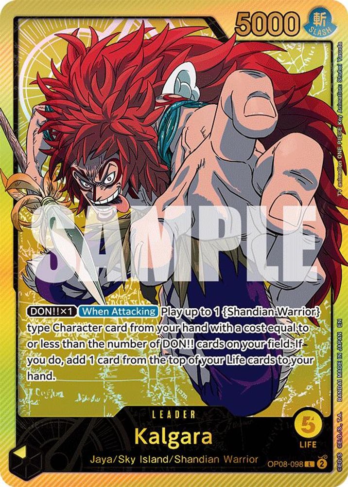 Kalgara [SP] OP08-098 One Piece Card Game
