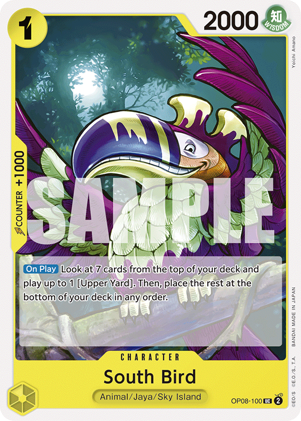 South Bird OP08-100 One Piece Card Game