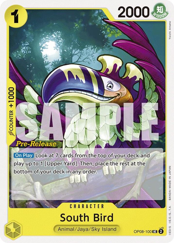 South Bird [Pre-Release] OP08-100 One Piece Card Game