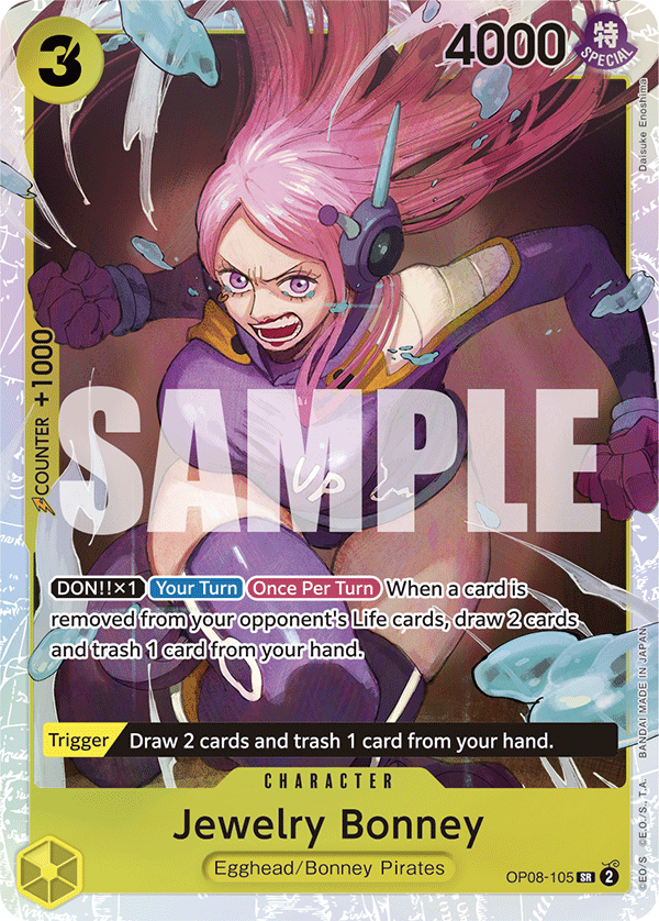Jewelry Bonney OP08-105 One Piece Card Game