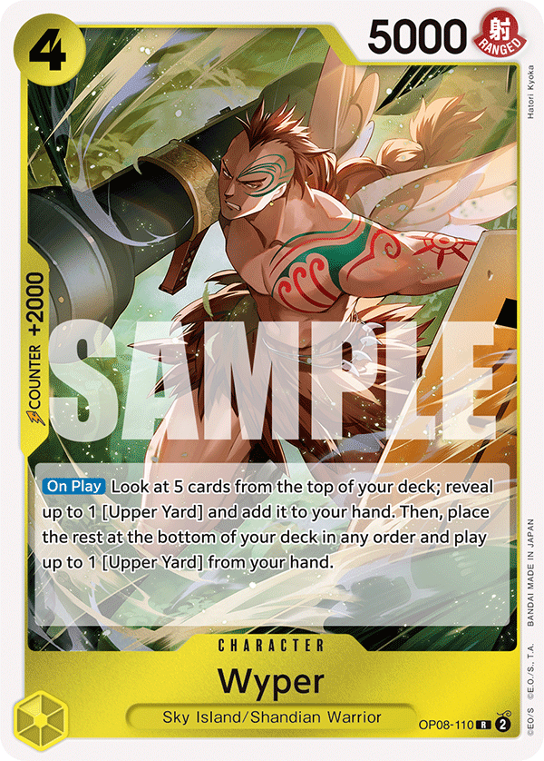 Wyper OP08-110 One Piece Card Game