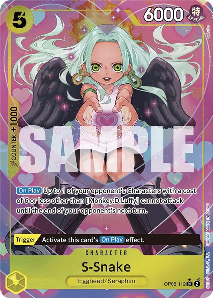 S-Snake [Alternate Art] OP08-112 One Piece Card Game