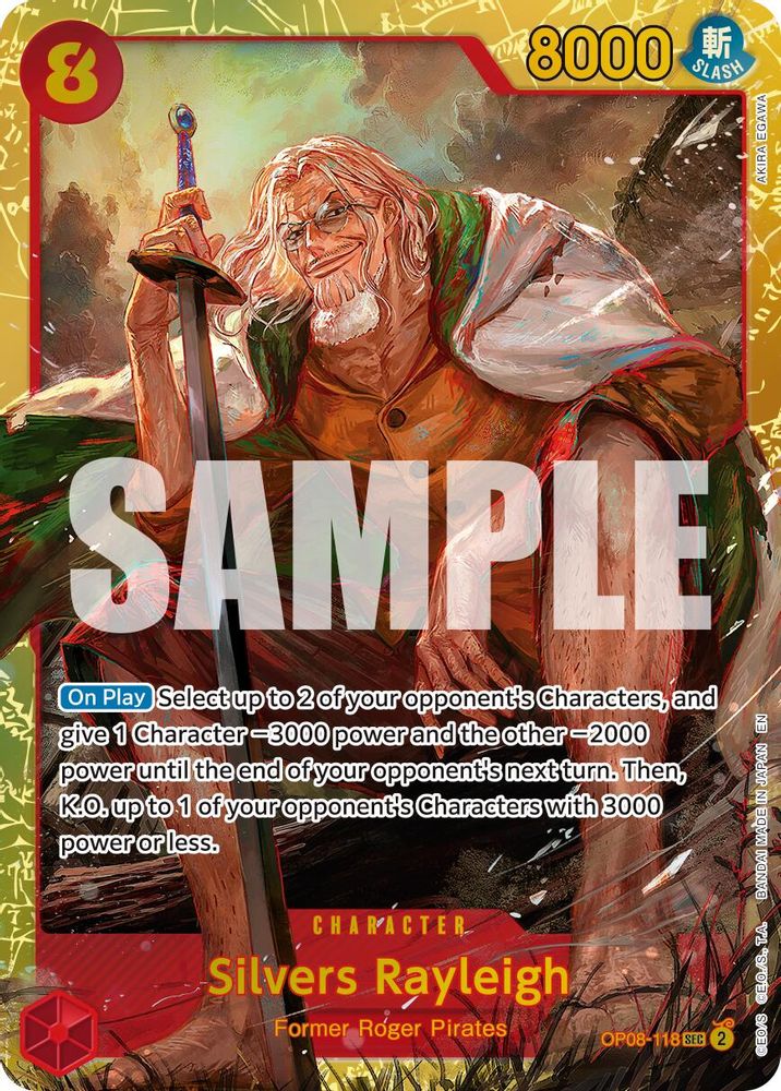 Silvers Rayleigh [PRB-02] OP08-118 One Piece Card Game