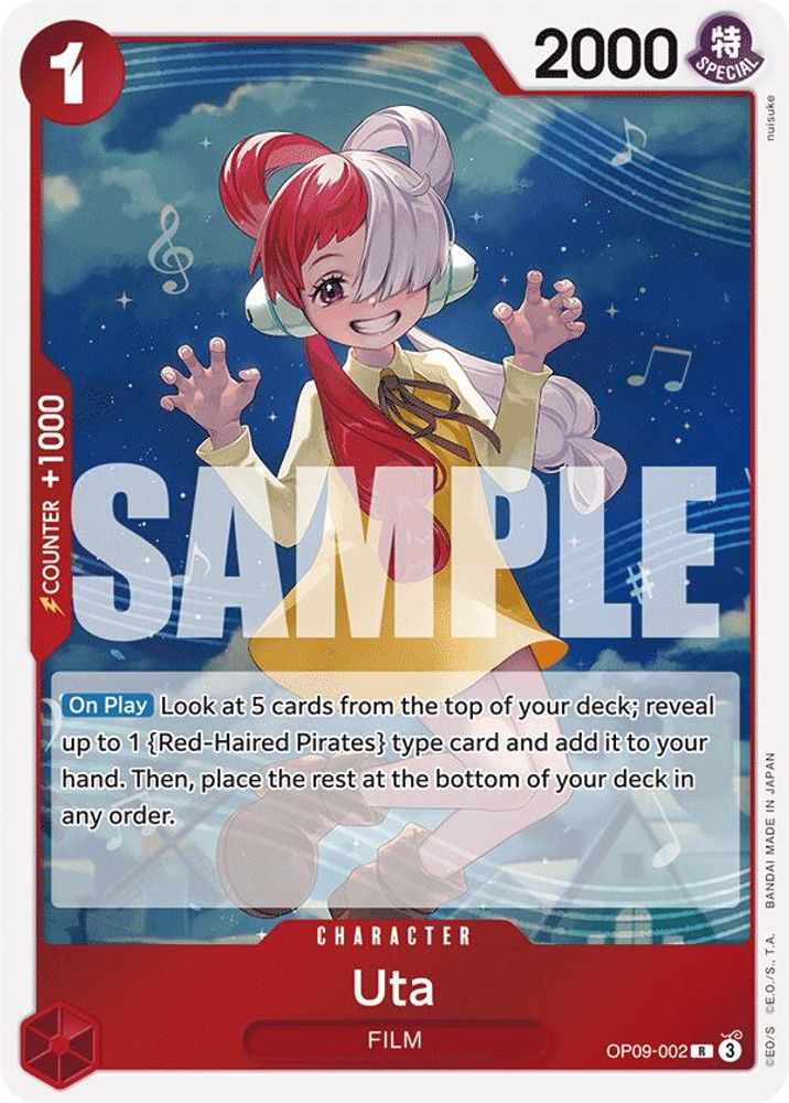 Uta [Foil] OP09-002 One Piece Card Game