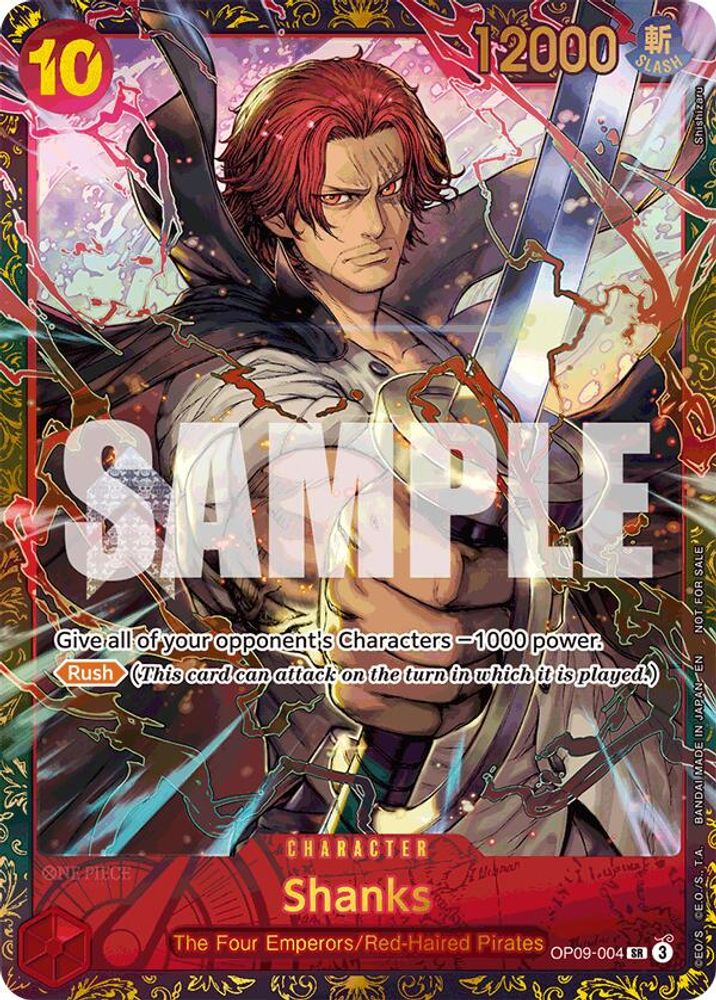 Shanks [Championship 25-26] OP09-004 One Piece Card Game
