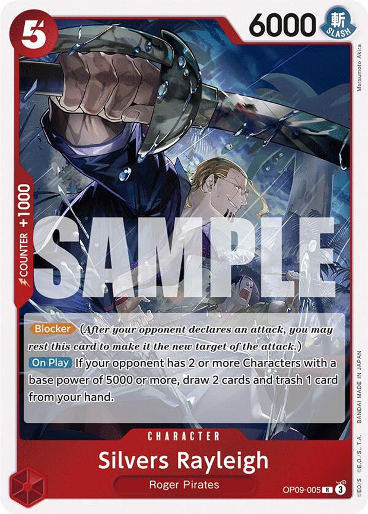 Silvers Rayleigh [Foil] OP09-005 One Piece Card Game