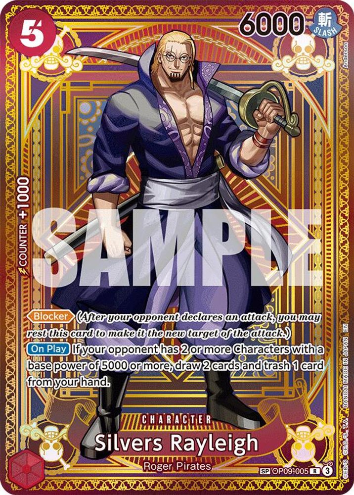 Silvers Rayleigh [SP] OP09-005 One Piece Card Game