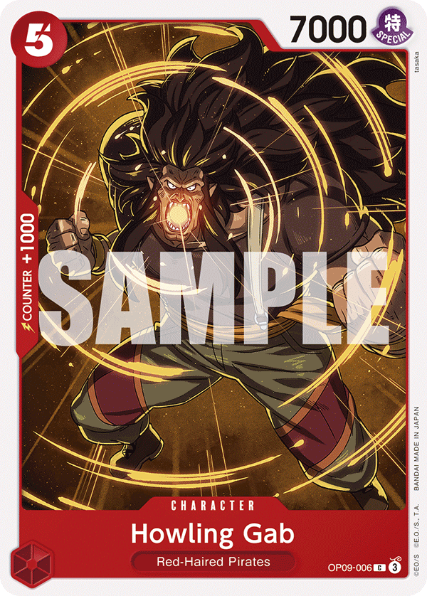 Howling Gab OP09-006 One Piece Card Game