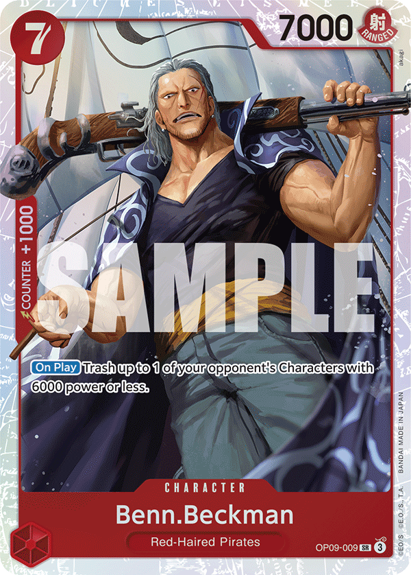 Benn.Beckman [SP] JP OP09-009 One Piece Card Game