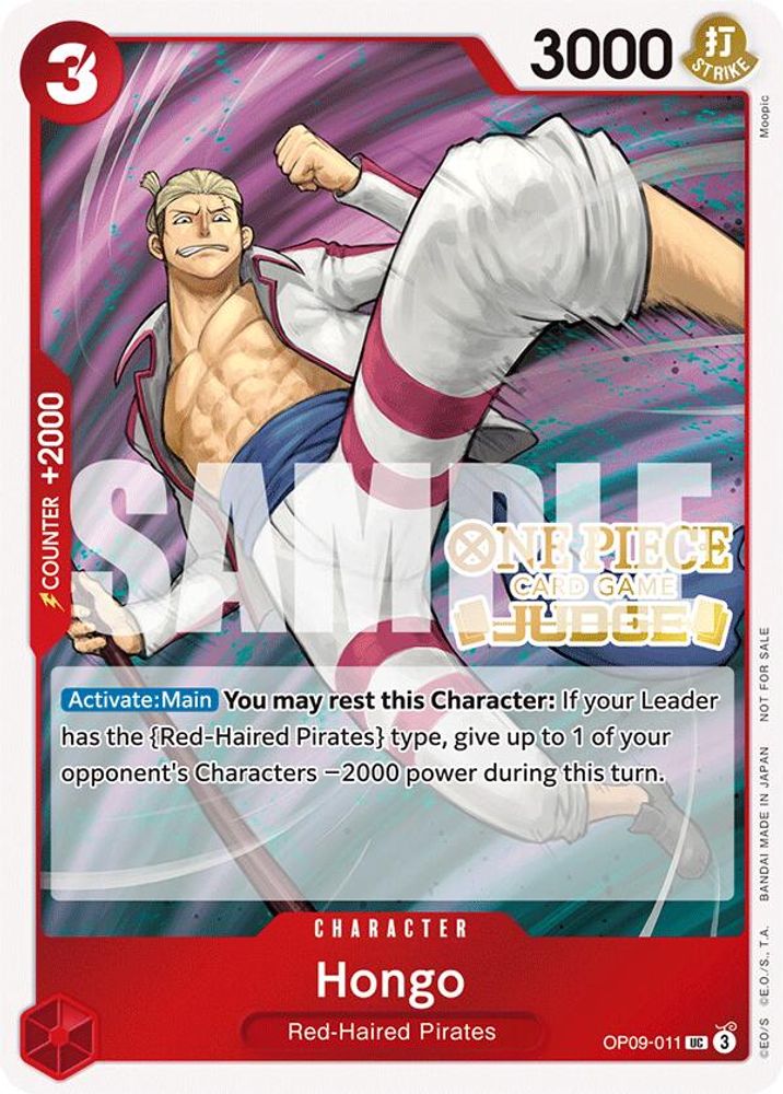 Hongo [Judge Pack] OP09-011 One Piece Card Game
