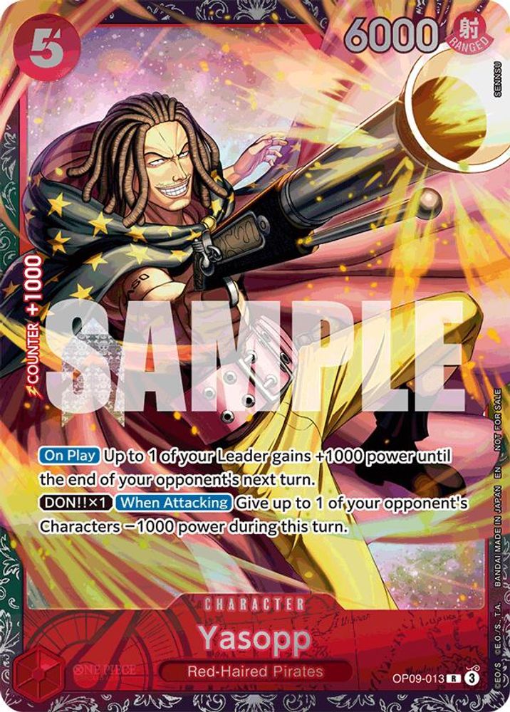 Yasopp [Championship 25-26] OP09-013 One Piece Card Game