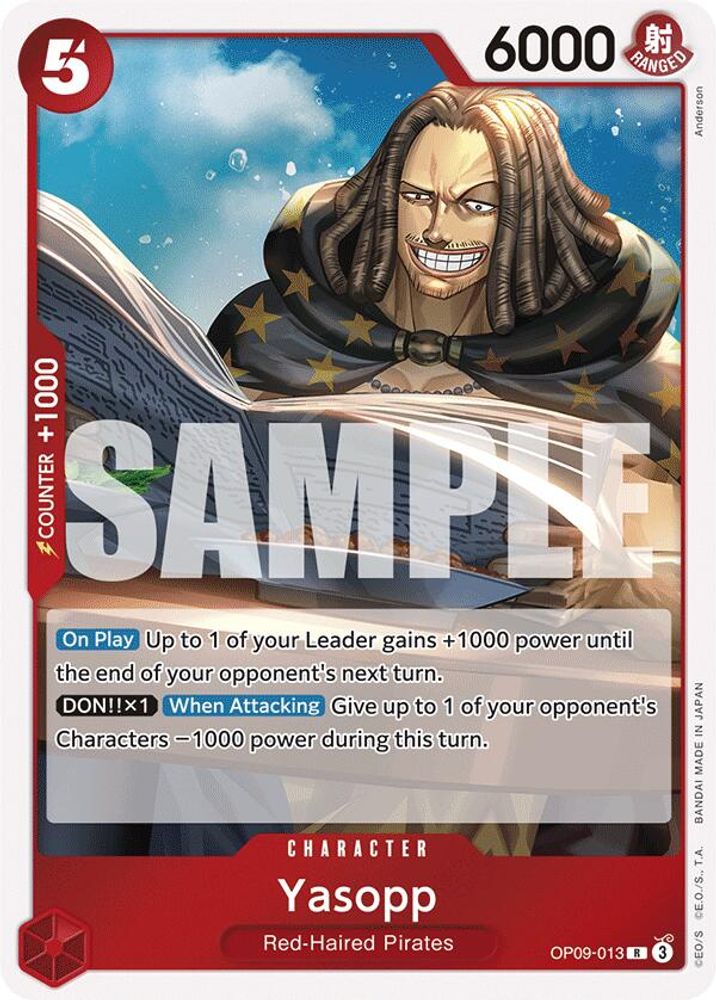 Yasopp [Foil] OP09-013 One Piece Card Game