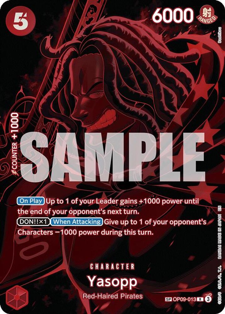 Yasopp [SP] OP09-013 One Piece Card Game