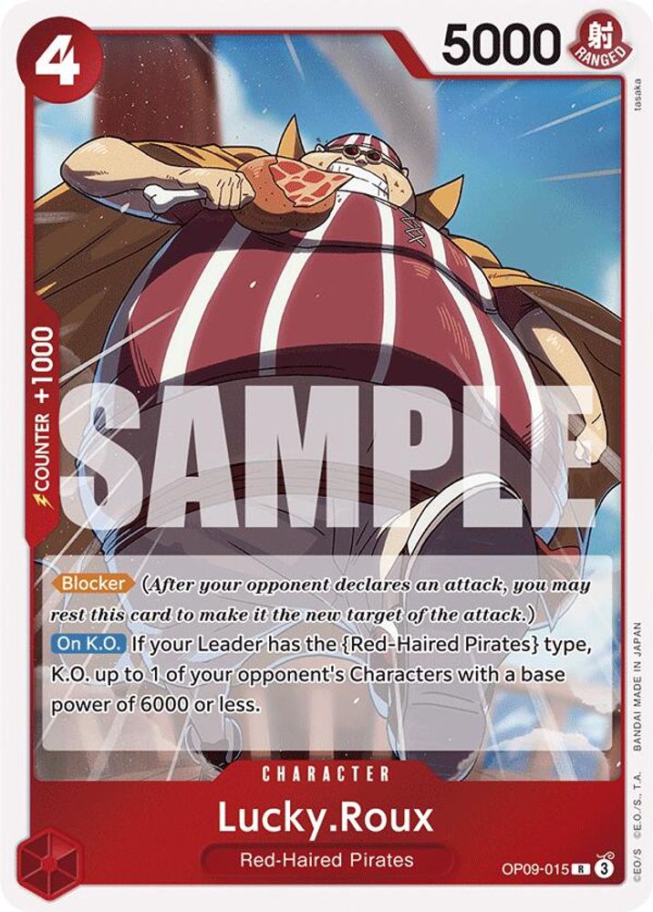 Lucky.Roux [Foil] OP09-015 One Piece Card Game