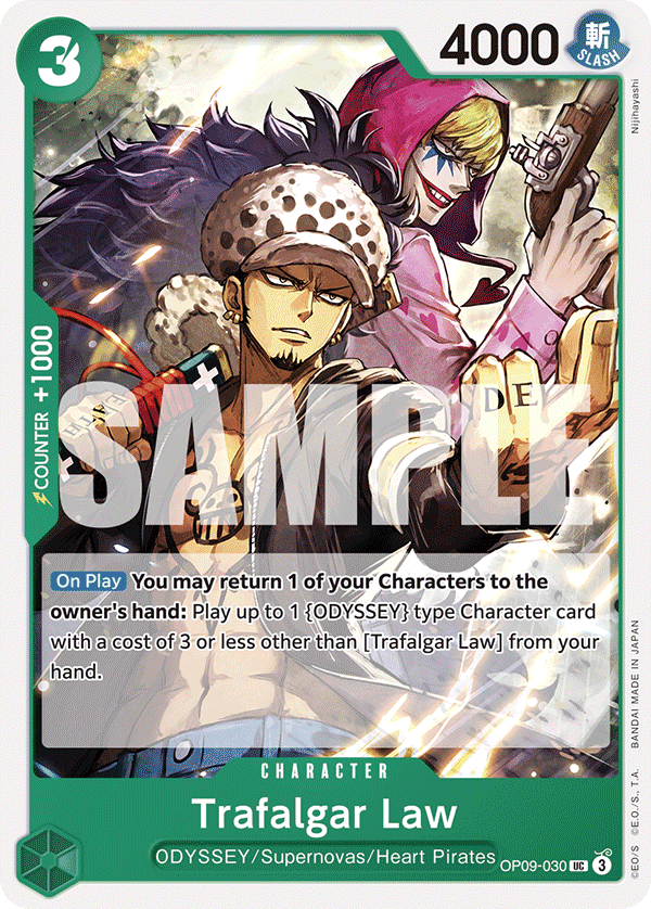 Trafalgar Law OP09-030 One Piece Card Game